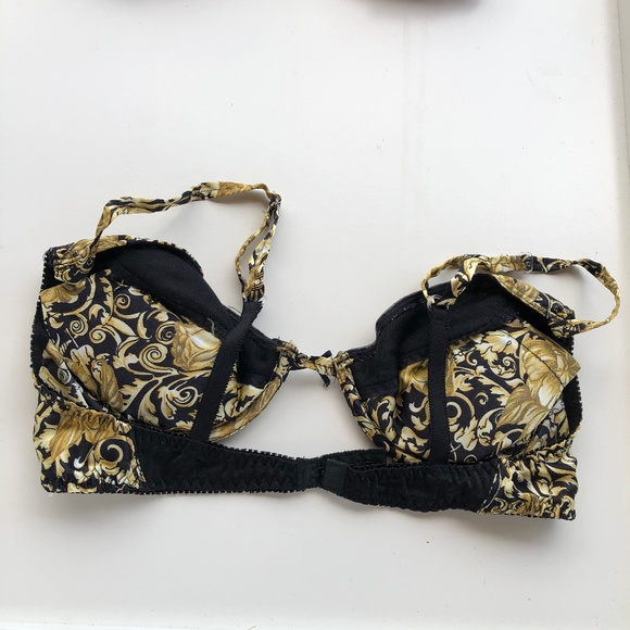 LCA Black, Gold, and White Bra - Picture 2 of 5